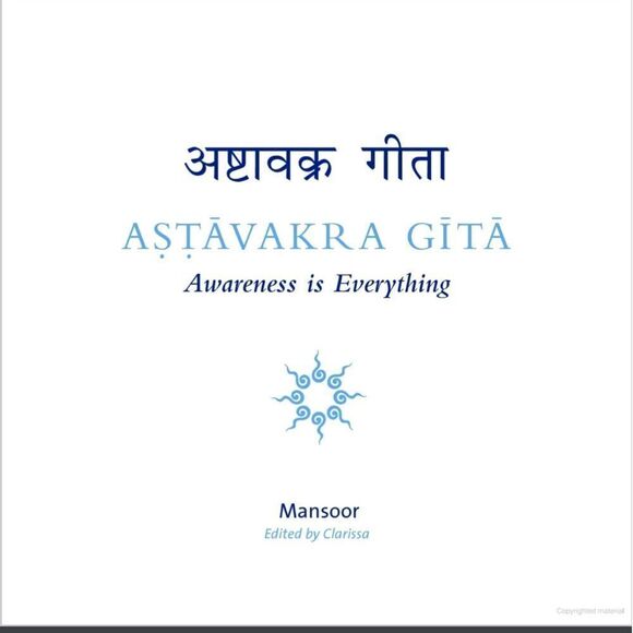 Aṣṭāvakra Gītā Book - Awareness is Everything - Picture 1 of 7